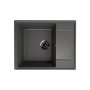 Мойка для кухни кварцевая Ulgran Quartz Prima 605-09, асфальт