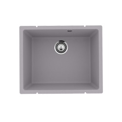 Мойка для кухни кварцевая Ulgran Quartz Underground 500-04, платина