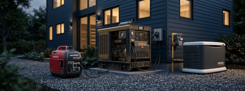 Бензиновый, дизельный или газовый генератор — что лучше выбрать?