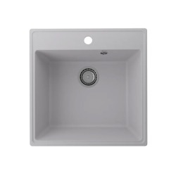 Мойка для кухни кварцевая Ulgran Quartz Forte 505-04, платина