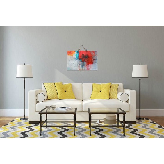 Картина "Red Splash" 60х40 см #6