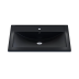 Раковина для ванной кварцевая Uperwood Foster Quartz 70х45,5х17,5 см, черная матовая, уголь