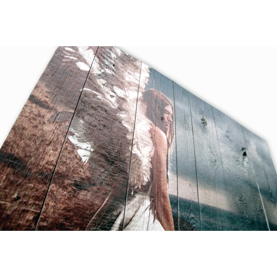 Картина "Ангел у моря" 70х50 см #3