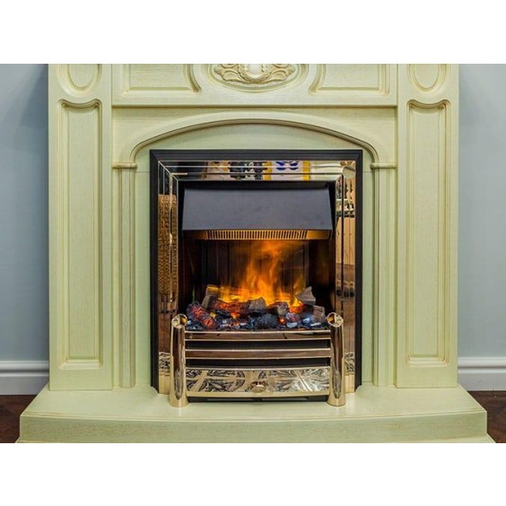 Каминокомплект Florence - Слоновая кость с патиной с очагом Danville Brass FB2 #3
