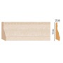Плинтус напольный Decomaster Classicline 193-18D ДМ (70х16х2400мм)