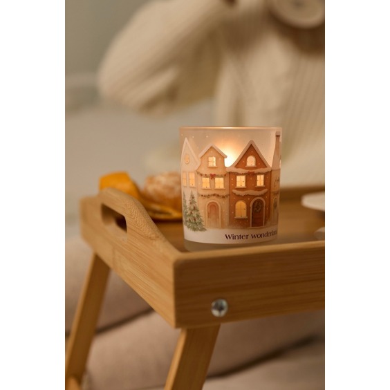 Свеча в стакане Winter wonderland [  В ожидании волшебства ] #7