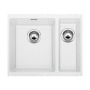 Blanco Subline 340/160-U (513790) чаша слева белый мойка