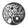 Картина Wood [ древо жизни Инь-Ян ], 38 см
