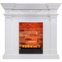 Каминокомплект Amalfi - Белый дуб с очагом Cassette 400 LNH-INT PS (без дров)