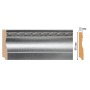 Плинтус напольный Decomaster Goldline 153-55 ДМ (95х12х2400мм)