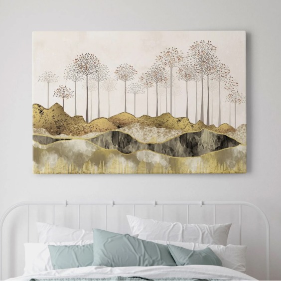 Интерьерная картина "Армония" на холсте, большая, размер 30х45 см #1