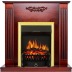 Каминокомплект Lumsden - Махагон коричневый антик с очагом Fobos FX Brass