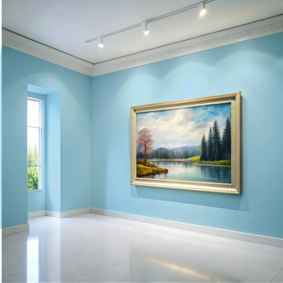Краска интерьерная для стен и потолков износостойкая матовая Profipaints Eco Interior Vision 0.9л, Чистое небо #3