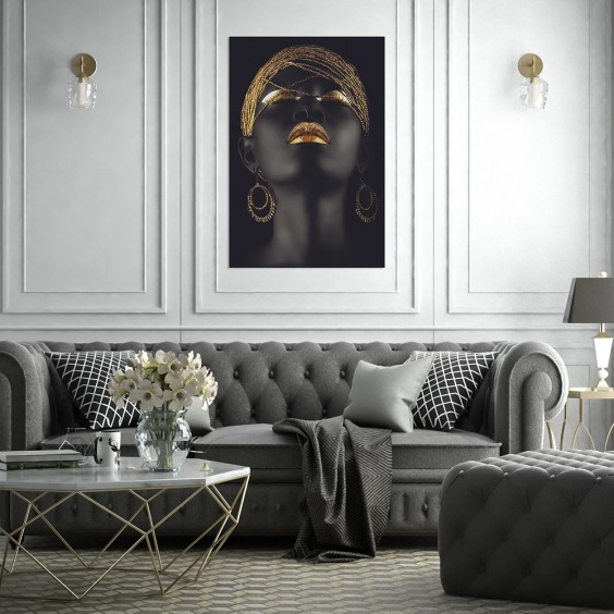 Интерьерная картина "Шантарам" на холсте, большая, размер 80х50 см #3