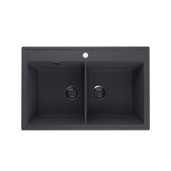 Мойка для кухни кварцевая Ulgran Quartz Ruma 780-08, космос