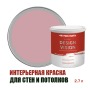 Краска для стен водоэмульсионная интерьерная матовая Profipaints Silver Design Vision 2.7л, Чайная роза