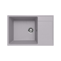 Мойка для кухни кварцевая Ulgran Quartz Prima 760-04, платина