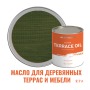 Масло для террас, деревянной мебели и детских площадок ProfiPaints Silver Terrace Oil 2.7 л, Зеленый