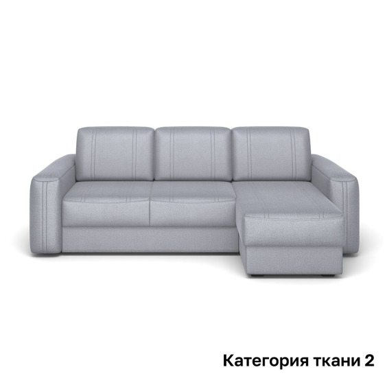 Диван Rivalli Бароло прямой с оттоманкой, категория ткани 2 #1