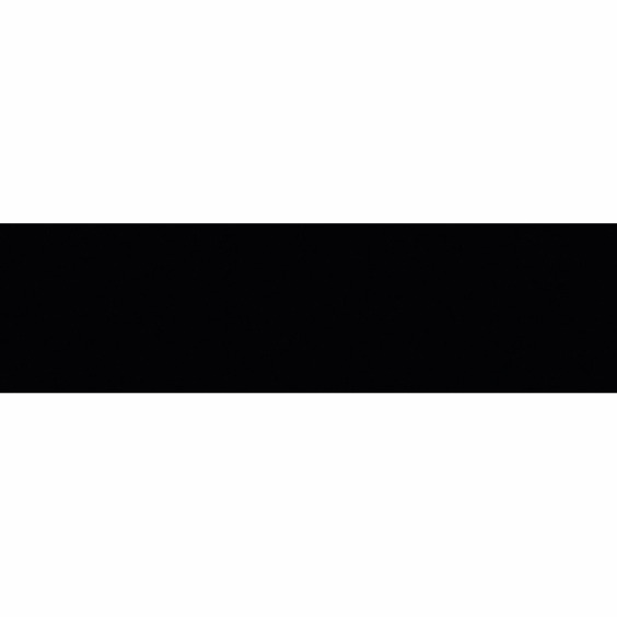 Кромка ABS 5К Чёрный матовый арт. 25002, 22 x 1 мм, 1 метр #1