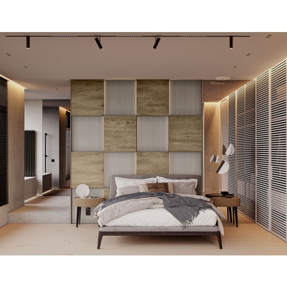 Полоса ЛДСП Ultradecor (Kronospan) Дуб Сильверджек ореховый K544 RW, 2800 x 1360 x 16 мм #2