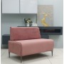 Мини диван 2-х местный, велюр пыльная роза
