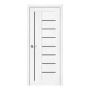 Межкомнатная дверь Эко Шпон Porta X Порта-29 Bianco Veralinga СТ-Black Star 200*80