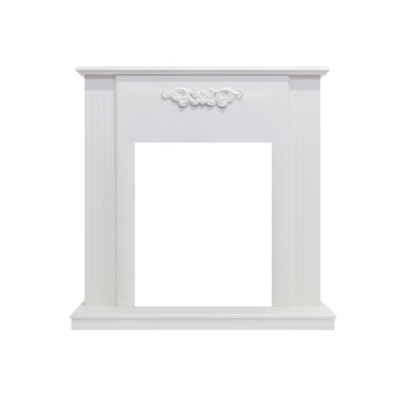 Каминокомплект Capri - Белое дерево делюкс с очагом Majestic FX Brass #2