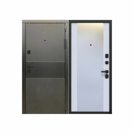 Стальная дверь Ferroni Luxor Cеребро Зеркало #5