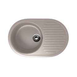 Мойка для кухни из искусственного камня Ulgran U-107-302, песочная