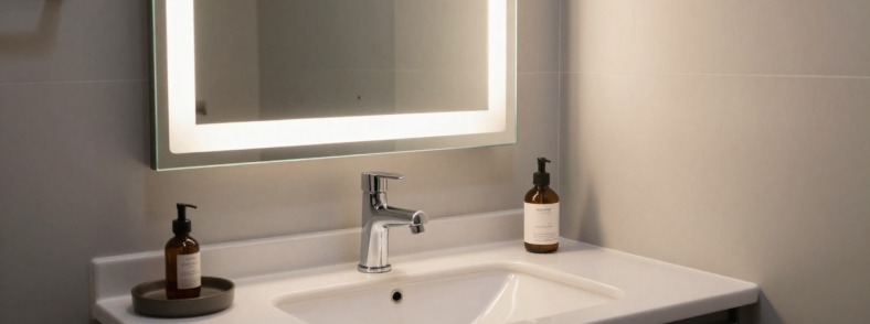 Как выбрать зеркало с подсветкой для ванной комнаты: от идеи до подключения