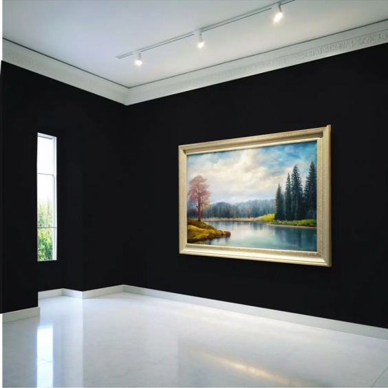 Краска интерьерная для стен и потолков износостойкая матовая Profipaints Eco Interior Vision 0.9л, Черный янтарь #3