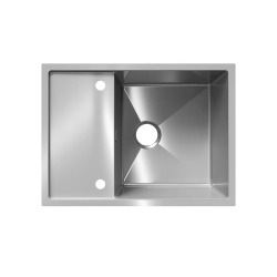 Мойка для кухни врезная стальная Ulgran Steel 68*50 см, брашированная сталь