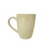 Кружка для чая керамическая глянцевая Office 330мл, Слоновая кость