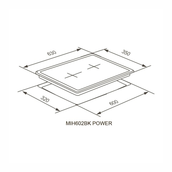 Meferi MIH602BK Power индукционная варочная поверхность #8
