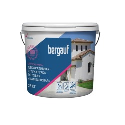Готовая акриловая штукатурка Bergauf Crystal Pasta "камешковая" 25 кг.