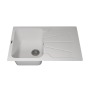Кухонная мойка кварцевая Uperwood Quartz UPD-04-01, прямоугольная, белая