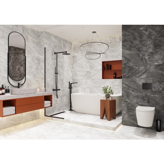 Delacora Slate Gray D30004M Керамогранит матовый карвинг 300*600 (8 шт в уп/46,08  м в пал) #2