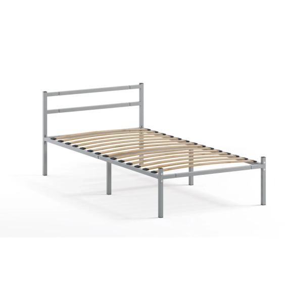 Односпальная кровать металлическая Лофт компакт, 80х190 см, Серый #6 Односпальная кровать металлическая Лофт компакт, 80х190 см, Серый #6