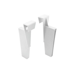 Держатель для планки поперечной AQ LineBox, (2шт), Белый