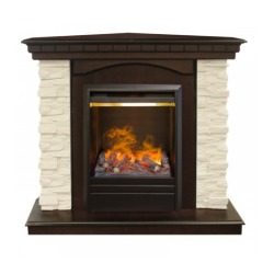 Электрокамин Elford corner AO с очагом Olympic 3D