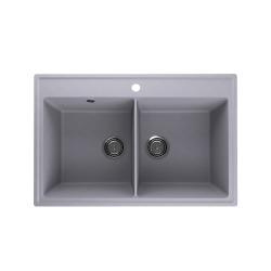 Мойка для кухни кварцевая Ulgran Quartz Ruma 780-05, бетон
