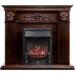 Каминокомплект Provence - Коньяк с очагом Fobos FX Black