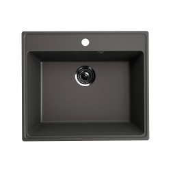 Мойка для кухни кварцевая Ulgran Quartz Forte 580-09, асфальт