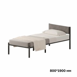 Комплект кровать Лофт 80х190 черный vel RS-15 80