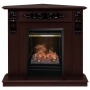 Электрокамин Dominica Corner DN с очагом 3D Olympic