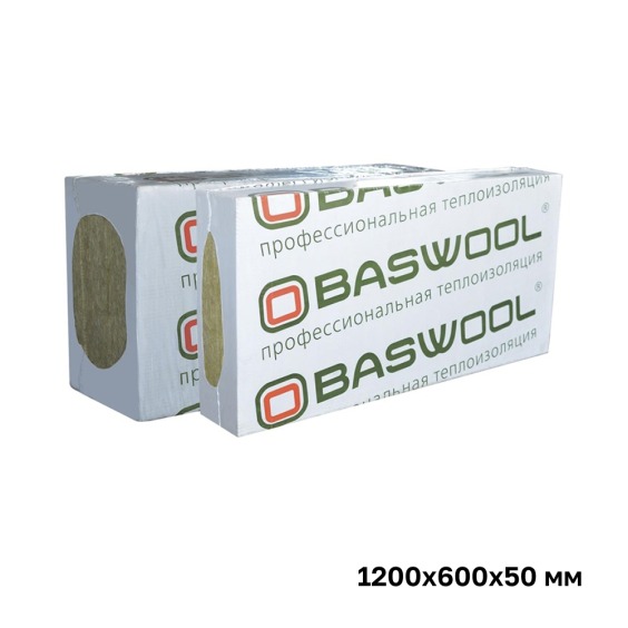 Утеплитель Baswool Фасад 100 1200х600х50 мм, 6 шт. уп #1