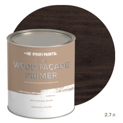 Масло-грунт по дереву для наружных работ Profipaints Silver Wood Fasade Primer Oil 2.7л, Венге