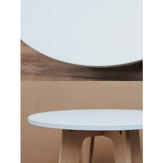 Стол детский или стол журнальный ЛуЛу, 600х600х556 мм, Белый #6