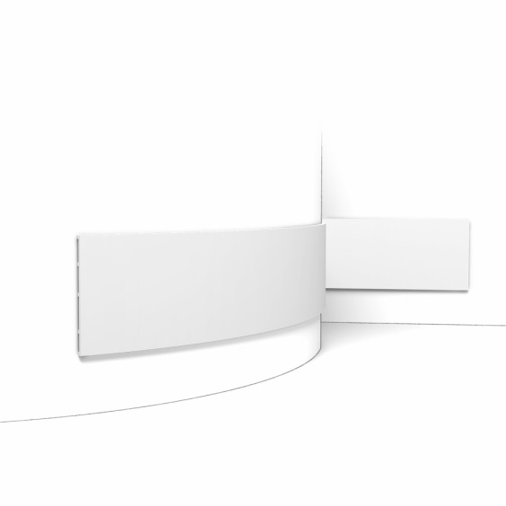 Гибкий плинтус напольный SX207F Square Orac Decor, 2000х180х18 мм #2 Гибкий плинтус напольный SX207F Square Orac Decor, 2000х180х18 мм #2